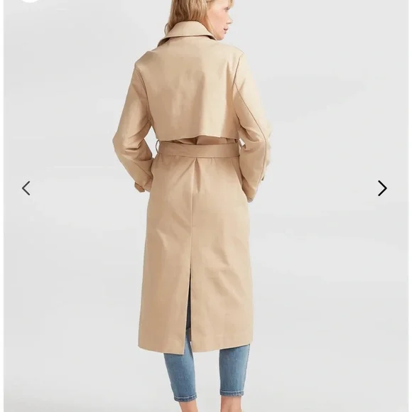 BELLE AND BLOOM Empirical Trench Coat - Beige SIZE Small - Picture 4 of 13